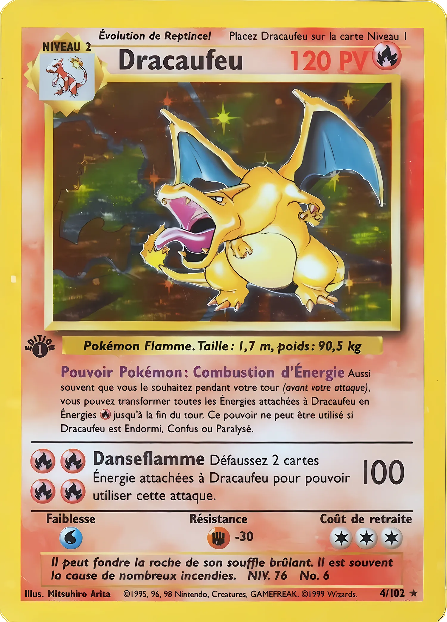 BS04 - Dracaufeu Holo - Set de Base ED1
