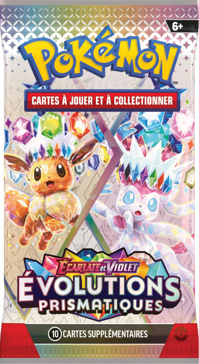 Booster en loose - Écarlate et Violet - Évolutions Prismatiques EV08.5 🇫🇷 (illustration aléatoire)
