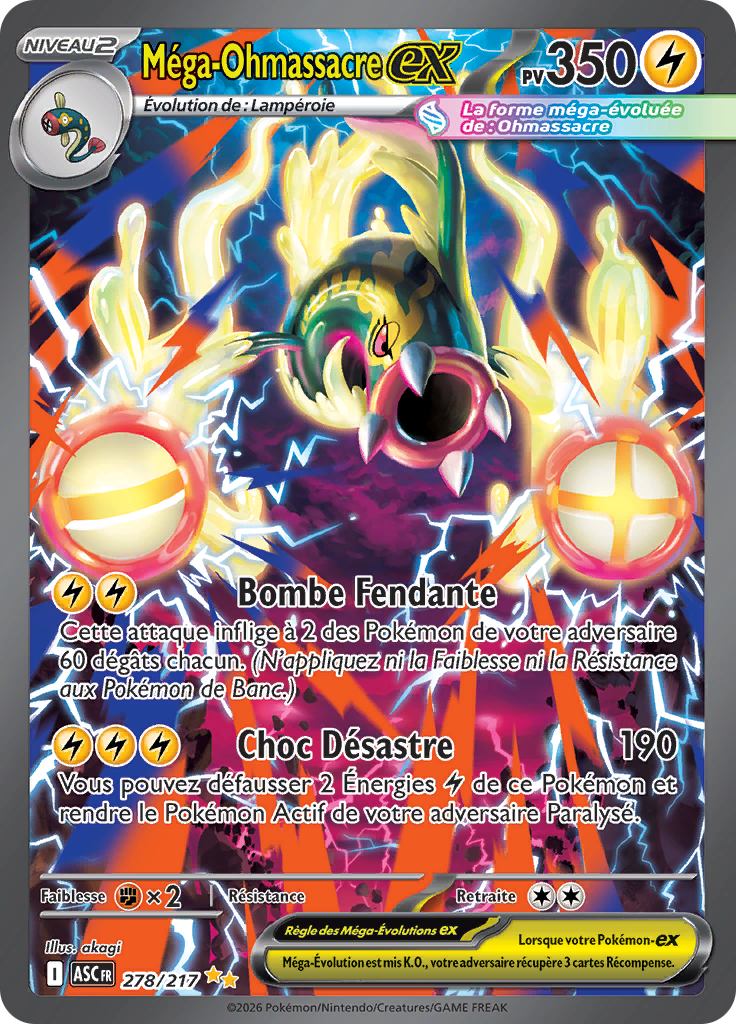 278/217 - Méga-Ohmassacre ex - ME2.5 Héros Transcendants