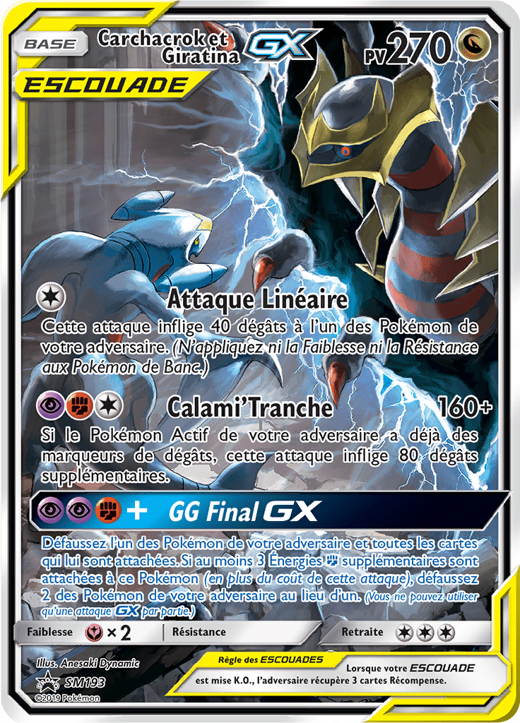 SM193 - Carchacrok et Giratina GX - Promo Soleil et Lune