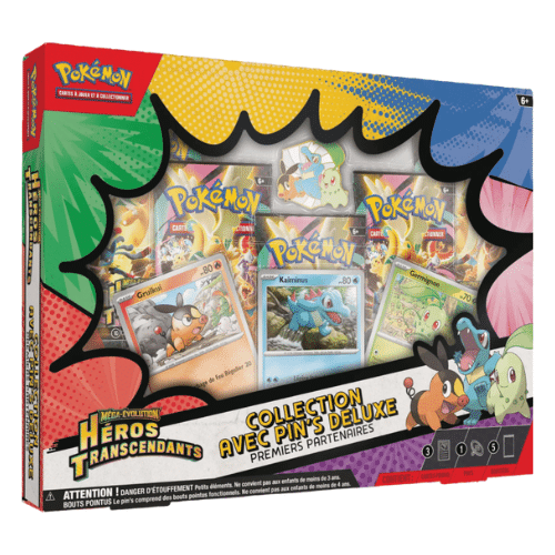 Pokémon - Coffret Collection Pin's Deluxe - Méga-Évolution : Héros Transcendants ME2.5 🇫🇷
