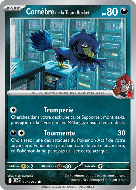 126/217 - Cornèbre de la Team Rocket - ME2.5 Héros Transcendants
