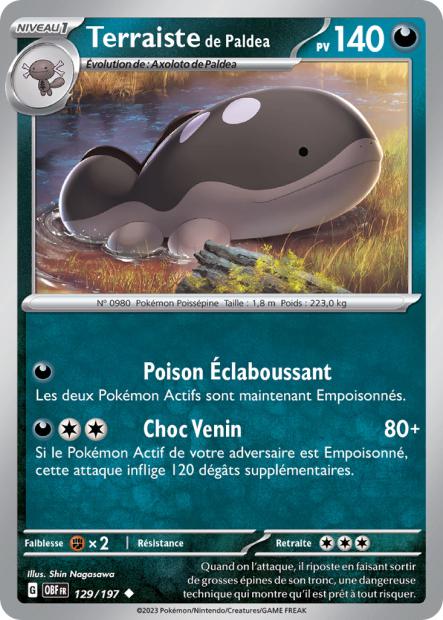 129/197 - Terraiste de Paldea - EV03 Flammes Obsidiennes