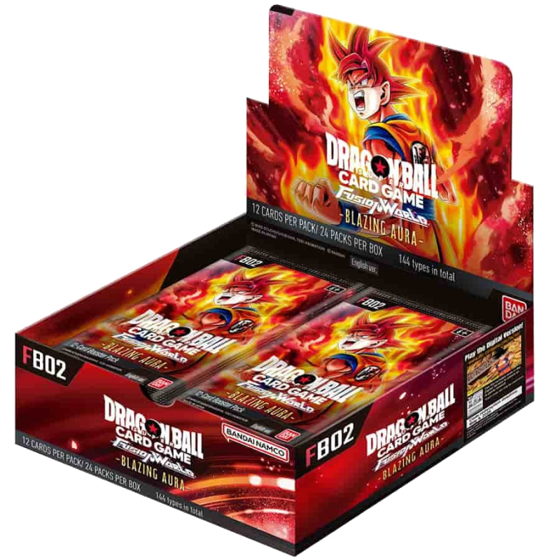 Display de 24 boosters - Dragon Ball Fusion World - Blazing Aura FB02 🇬🇧