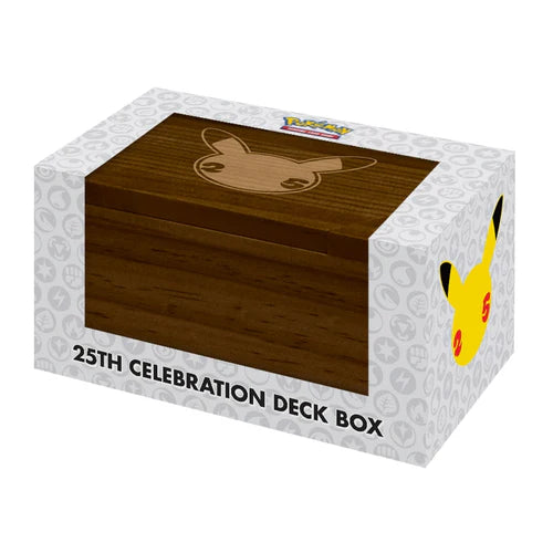 Ultra Pro – Deck Box Pokemon Célébrations 25 ans en bois