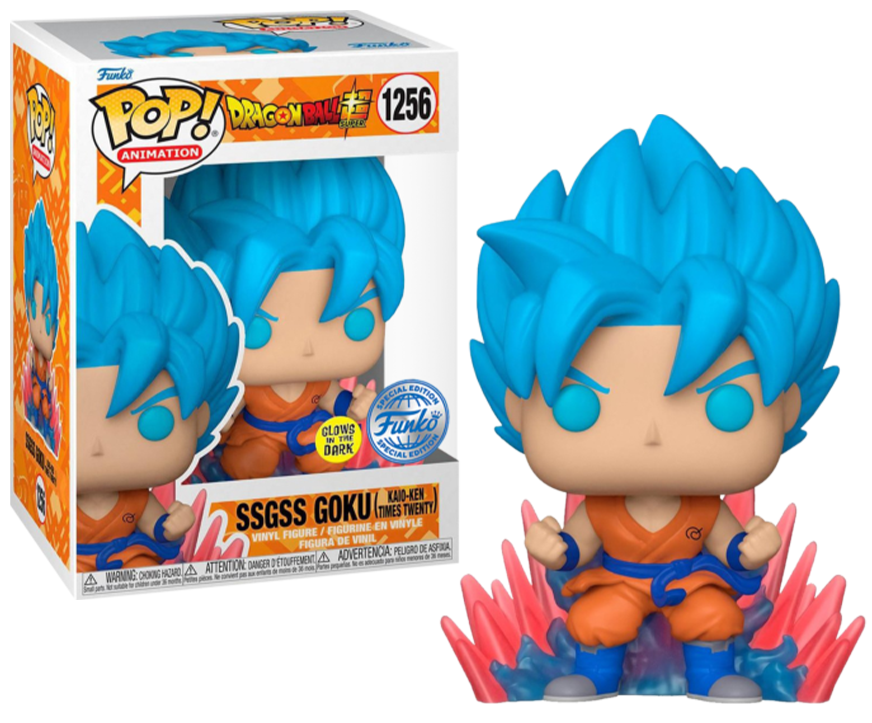 FUNKO - POP DBS N° 1256 - SSGS Goku (Kaioken X20)