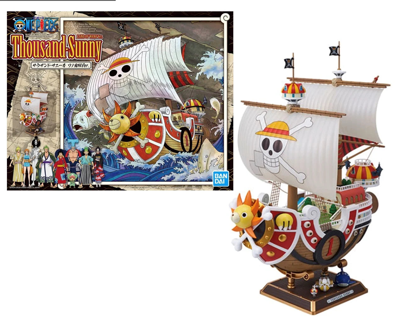 BANDAI - ONE PIECE - Thousand Sunny Land of Wanokuni Ver. - Model Kit 30cm