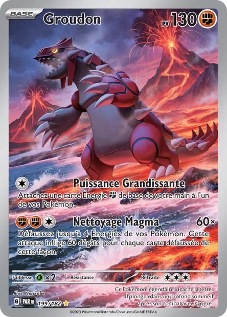 199/182 - Groudon - EV4 Faille Paradoxe