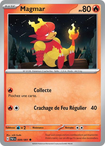 009/91 - Magmar - EV4.5 Destinées de Paldea