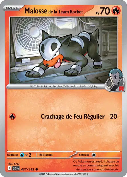 037/182 - Malosse de la Team Rocket  - EV10 Rivalités Destinées