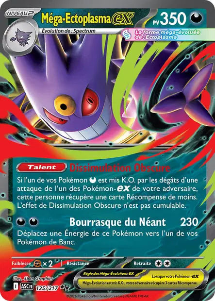 125/217 - Méga-Ectoplasma ex - ME2.5 Héros Transcendants