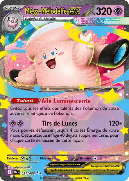 031/088 - Mega-Mélodelfe ex - ME3 Équilibre Parfait