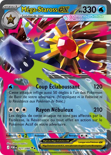 021/088 - Mega-Staross ex - ME3 Équilibre Parfait