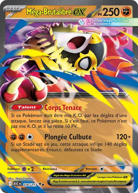 116/217 - Mega Brutalibré ex - ME2.5 Héros Transcendants
