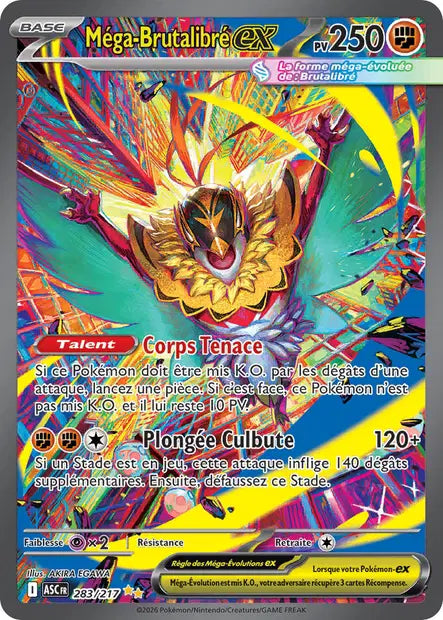 283/217 - Mega Brutalibré Ex - ME2.5 Héros Transcendants