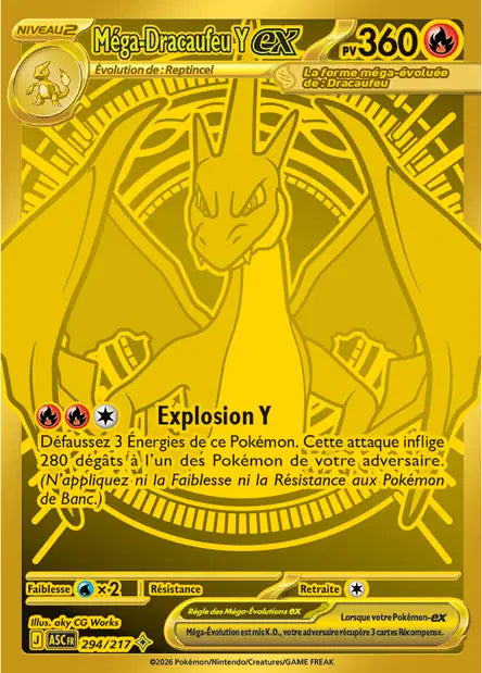 294/217 - Mega Dracaufeu Y ex - ME2.5 Héros Transcendants