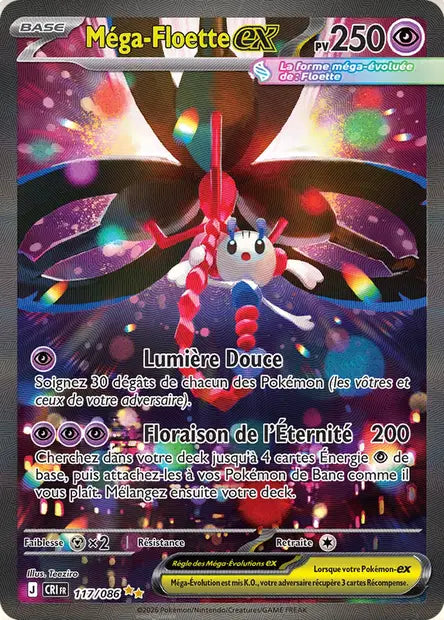 117/086 - Mega Floette ex - ME04 Chaos Ascendant