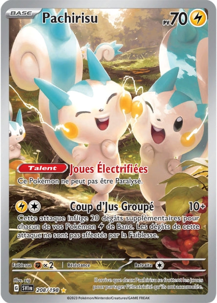 208/198 - Pachirisu - EV01 Écarlate et Violet