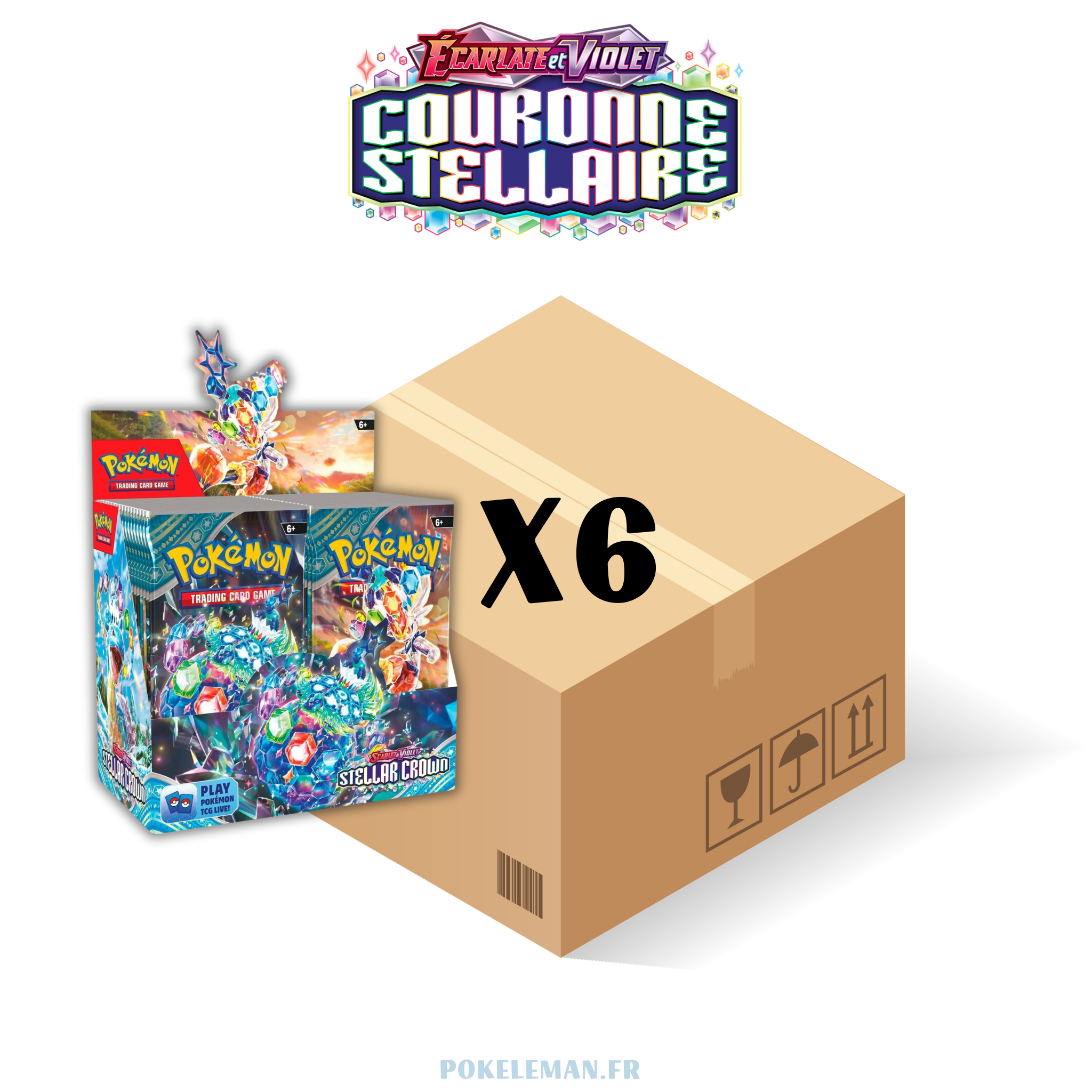 Display de 36 boosters - Couronne Stellaire EV07 🇫🇷