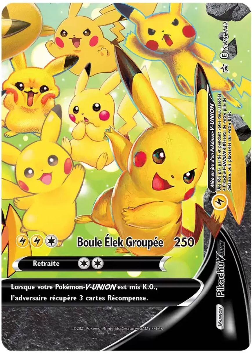 SWSH142 - Pikachu V-Union - PROMO