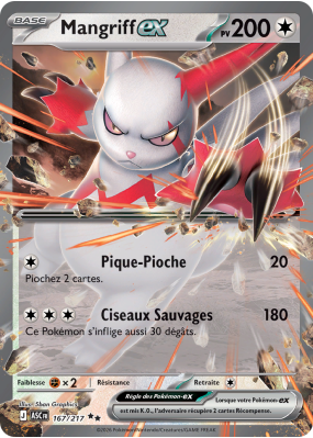 167/217 - Mangriff Ex - ME2.5 Héros Transcendants