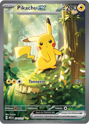 276/217 - Pikachu Ex - ME2.5 Héros Transcendants