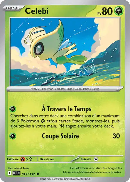 012/132 - Celebi - ME01 Méga-Évolution