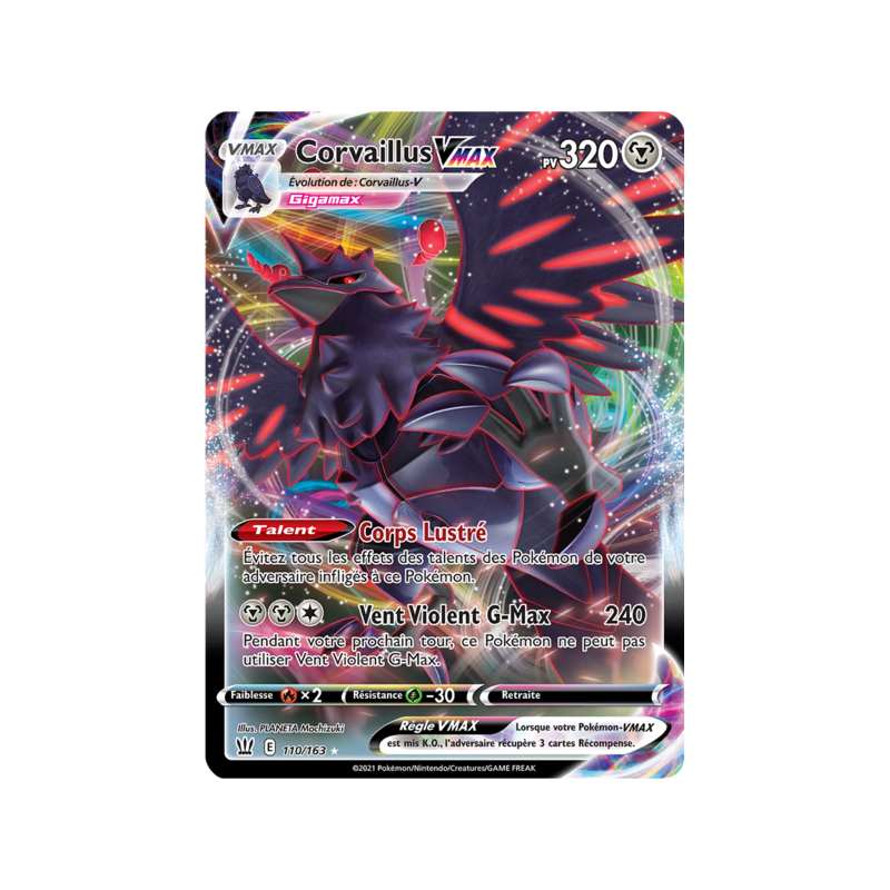 110/163 - Corvaillus-VMAX - EB5 Styles de combat