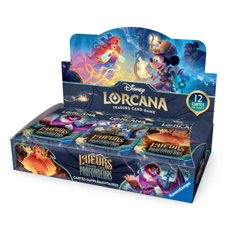 Display de 24 boosters - Disney Lorcana - Chapitre 10 - Lueurs dans les Profondeurs 🇫🇷