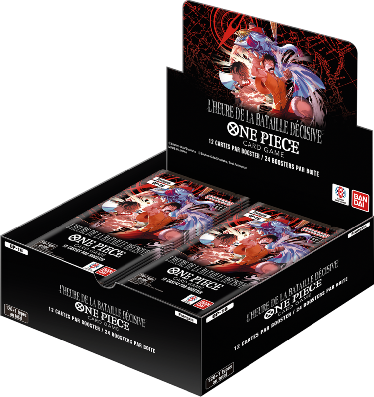 Display de 24 boosters - ONE PIECE OP16 -  L'Heure de la Bataille Décisive 🇫🇷