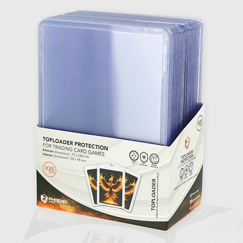 Phoenix Shield - Toploader Deluxe Protection avec film - x25