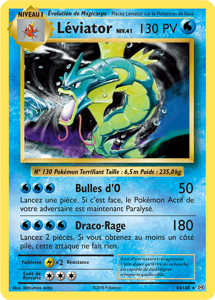 34/108 - Leviator - XY Evolution