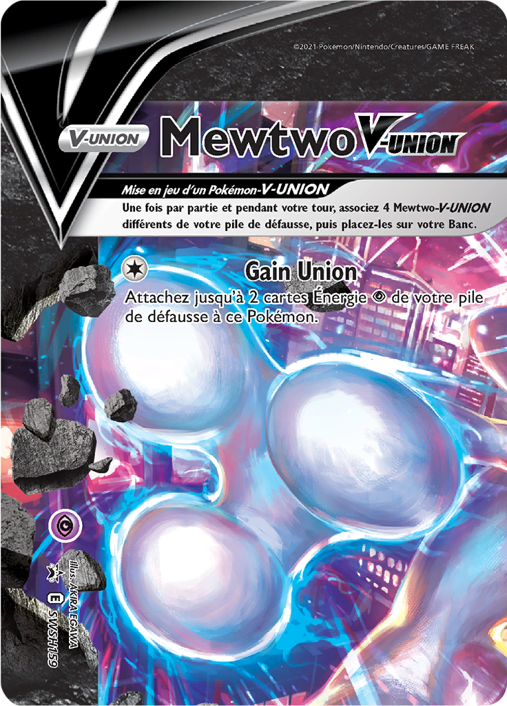SWSH159/160/161/162 - Mewtwo Vunion - PROMO