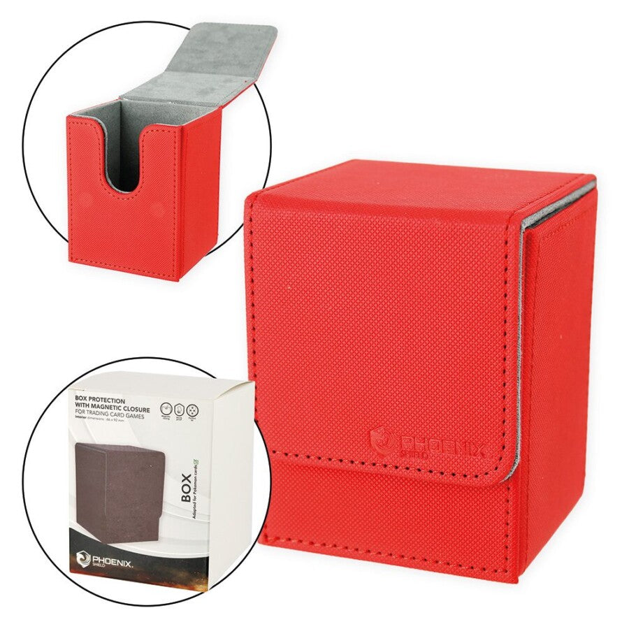 Phoenix Shield - Box Protection avec aimant Rouge