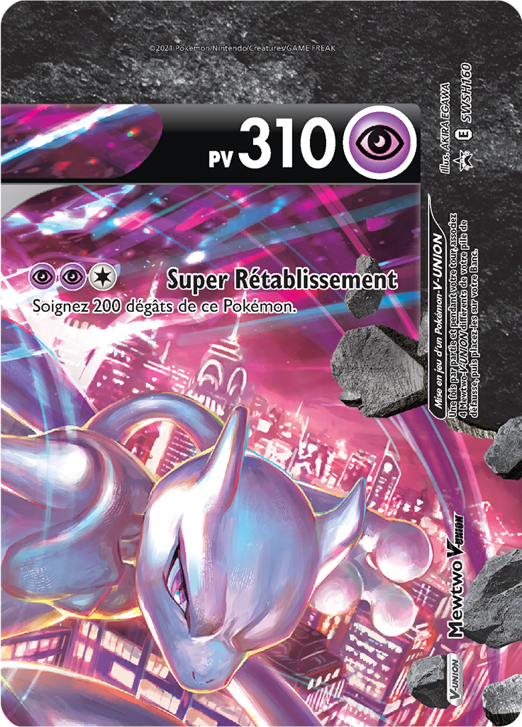 SWSH159/160/161/162 - Mewtwo Vunion - PROMO