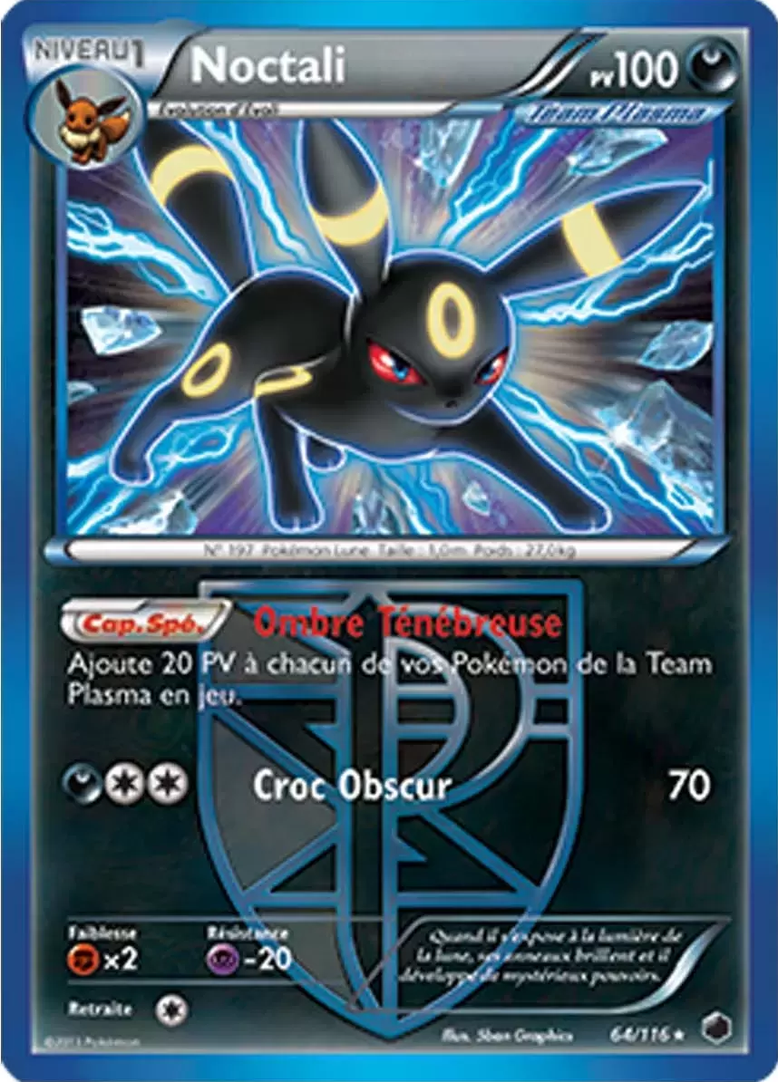 64/116 - Noctali Holo - Glaciation plasma