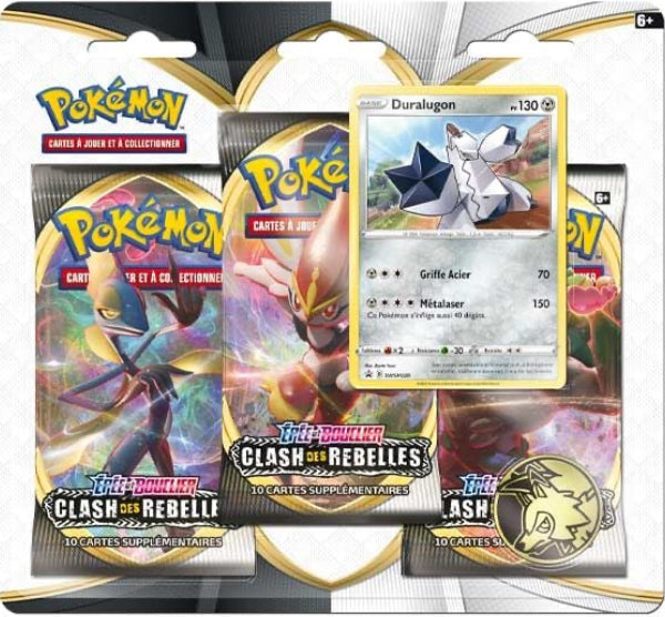 Tripack EB02 Clash des rebelles - Pokémon