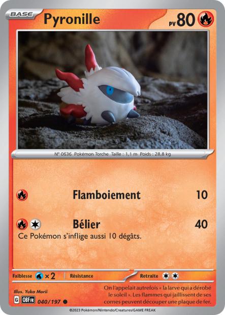 040/197 - Pyronille - EV03 Flammes Obsidiennes