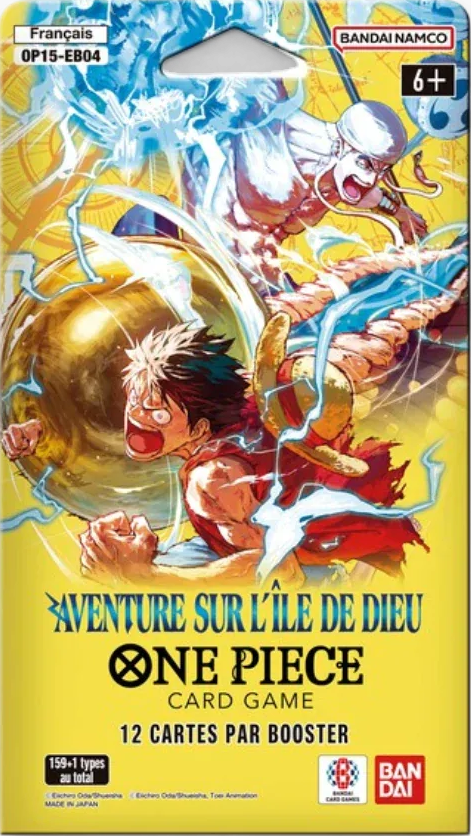 Booster sous blister - ONE PIECE OP15 - Aventure sur l'ile de Dieu