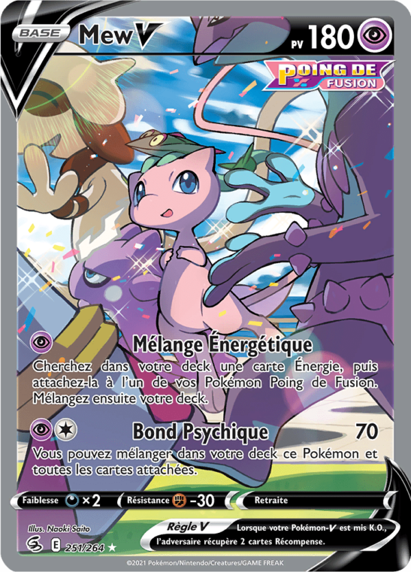 251/264 - Mew V - EB8 Poing de Fusion