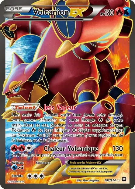 107/114 - Volcanion Ex - Offensive Vapeur