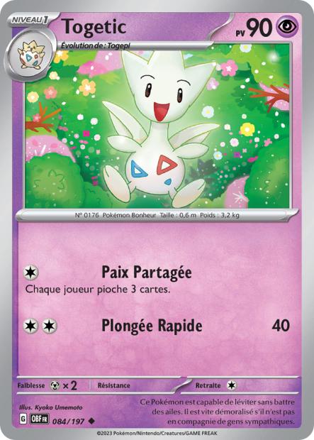 084/197 - Togetic - EV03 Flammes Obsidiennes