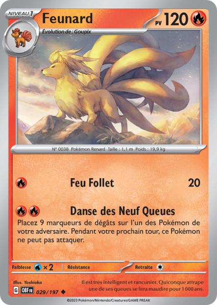 029/197 - Feunard - EV03 Flammes Obsidiennes