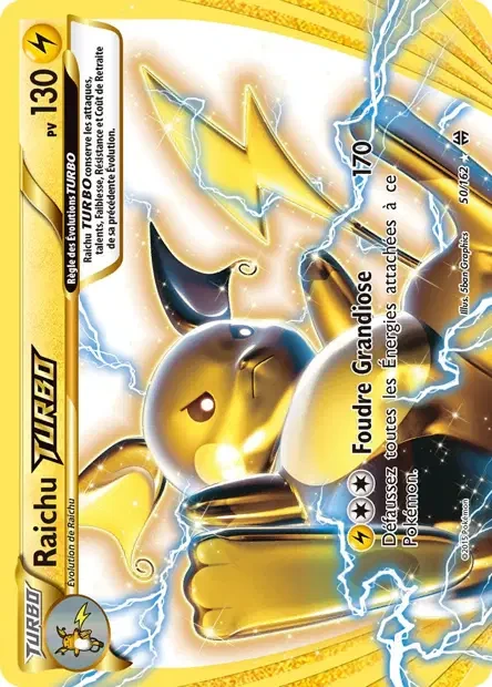 50/162 - Raichu Turbo - Impulsion TURBO