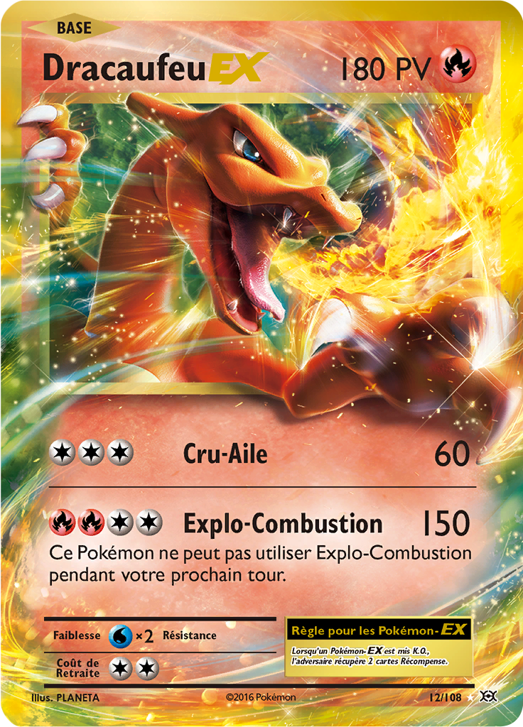 12/108 - Dracaufeu Ex - XY Evolution