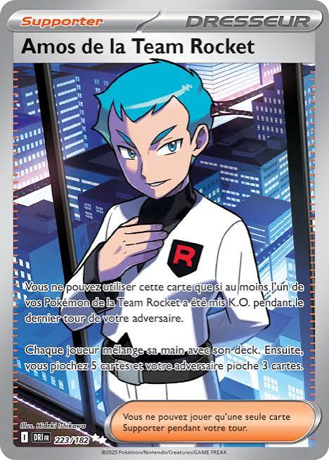 223/182 - Amos de la Team Rocket - EV10 Rivalités Destinées