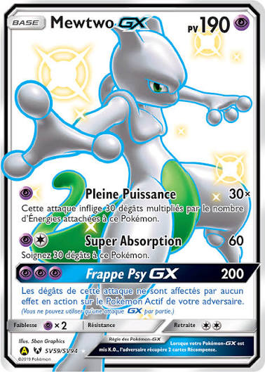 SV59/SV94 - Mewtwo Gx - Légendes Brillantes