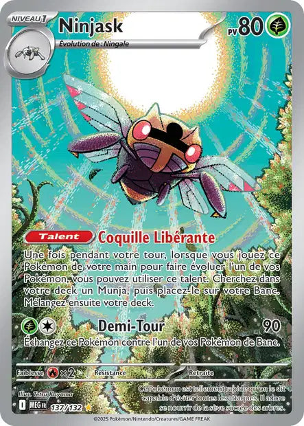 137/132 - Ninjask- ME01 Méga-Évolution