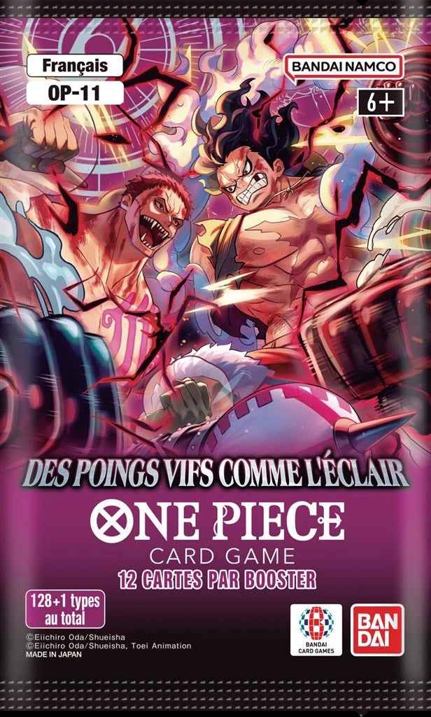 Booster - ONE PIECE OP11 -  Des Poings Vifs Comme L'Eclair 🇫🇷
