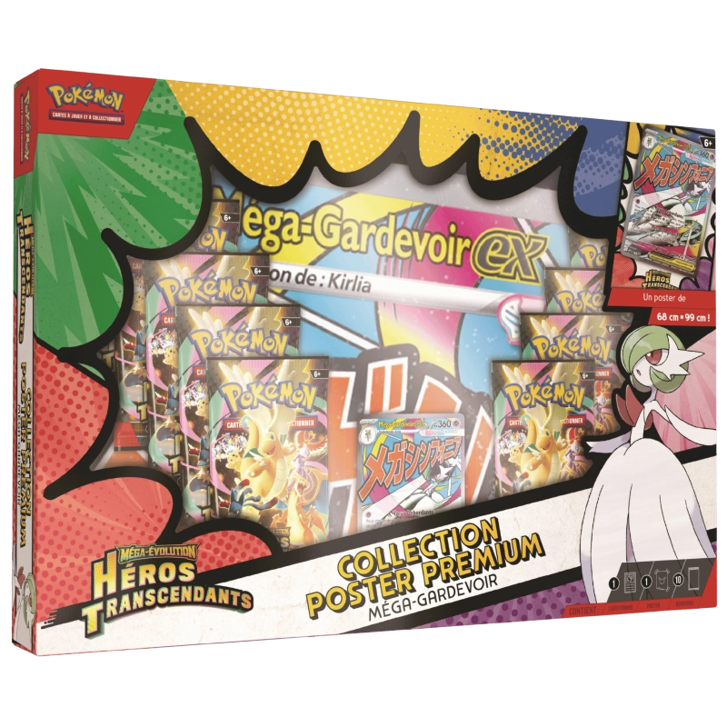 Coffret Poster Premium - Méga-Gardevoir ex - Méga-Évolution : Héros Transcendants ME2.5 🇫🇷
